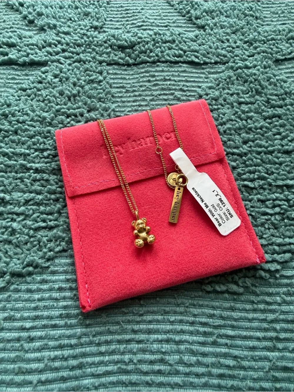 Hey Harper Bear With Me Waterproof Necklace